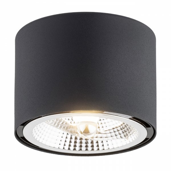 Nowoczesny minimalistyczny stylowy plafon czarny alternatywa dla lamp tuba CLEVLAND 4691 Argon