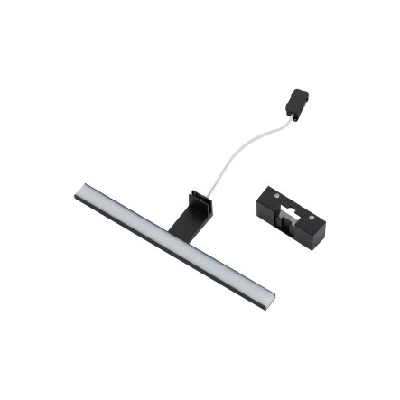 Nowoczesny Kinkiet Ścienny Nad Lustro Czarny IP44 CEZANNE LED BLACK S 4000K 10676 NOWODVORSKI 