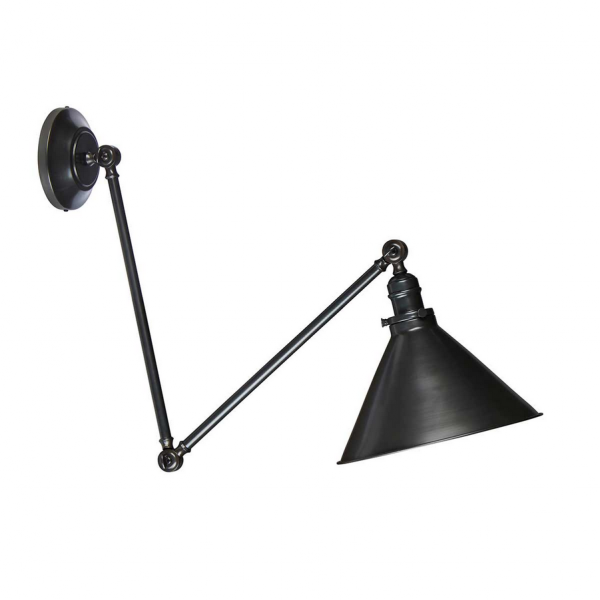 Industralna lampa sufitowa/kinkiet na wysięgniku w kolorze starego brązu Provence PV-GWP-OB Elstead Lighting