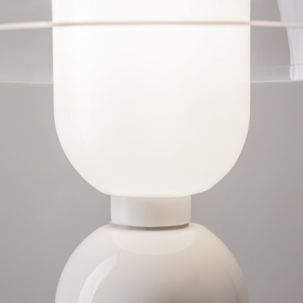 Nowoczesna Lampa Podłogowa Stojąca Minimalistyczna Biały Klosz MEMORY MOD177TL-01W MAYTONI