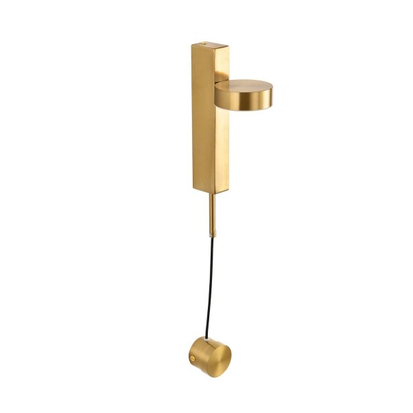 Nowoczesna Złota Lampa Ścienna LED Designerska Geometryczna FIKO ST-DF010-GD Step Into Design
