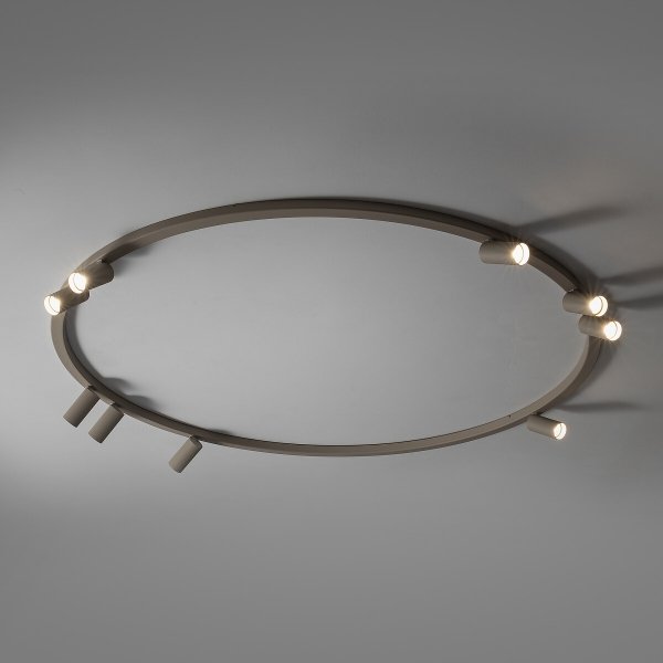 Nowoczesna lampa sufitowa beżowy minimalistyczny plafon FOURTY ROUND IX BEIGE 11954 Nowodvorski Lighting 