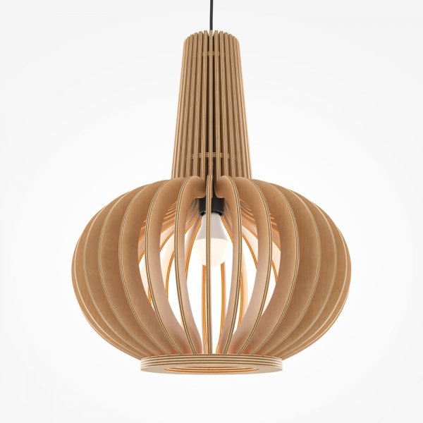 Lampa wisząca designerska rustykalna brązowa nad stół do jadalni do salonu ozdobna regulacja wysokości Roots MAYTONI MOD193PL-01W1