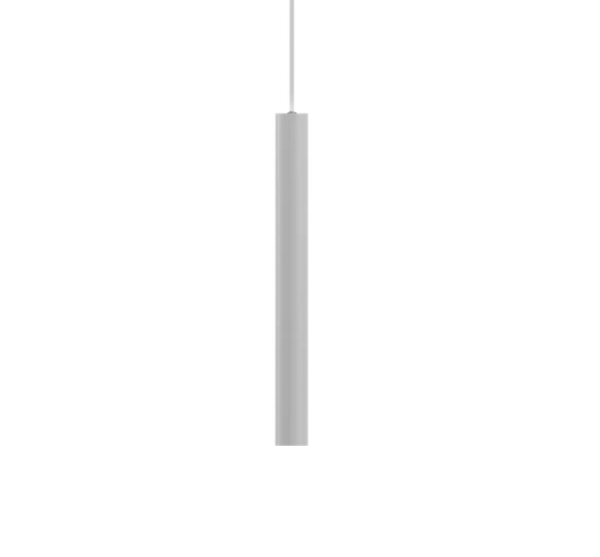 Minimalistyczna lampa wisząca tuba biała LOOK SP1 S04 Ideal Lux 346854