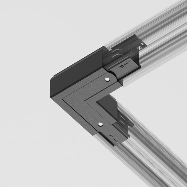 Komponenty do natynkowego systemu szynowego 3-fazowego łącznik wewnętrzny Accessories for tracks Trinity MAYTONI TRA005CL-31B-R