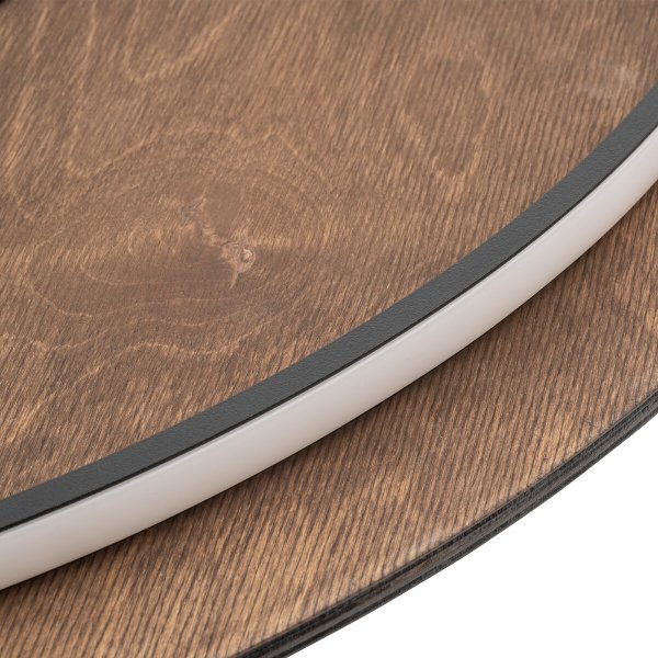 Nowoczesny drewniany kinkiet ścienny okrągły RING TIMBER LED XL 11292 Nowodvorski Lighting