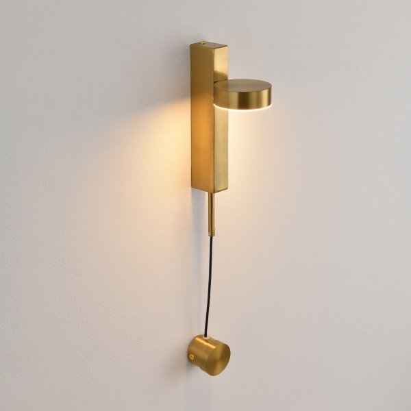 Nowoczesna Złota Lampa Ścienna LED Designerska Geometryczna FIKO ST-DF010-GD Step Into Design