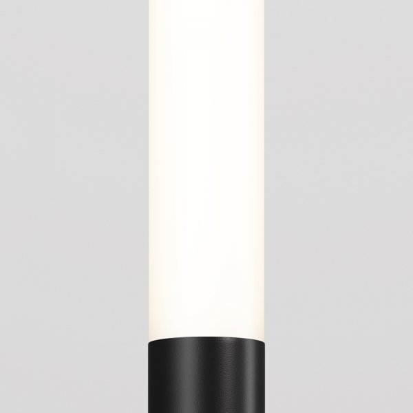 Minimalistyczne oświetlenie zewnętrzne słupek LED grafit aluminium mniejszy Flare MAYTONI O487FL-L3GF3K