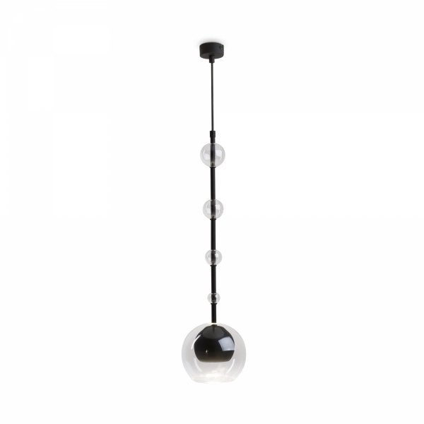 Nowoczesna Lampa Wisząca Szklana Czarna ROS MOD227PL-01B MAYTONI