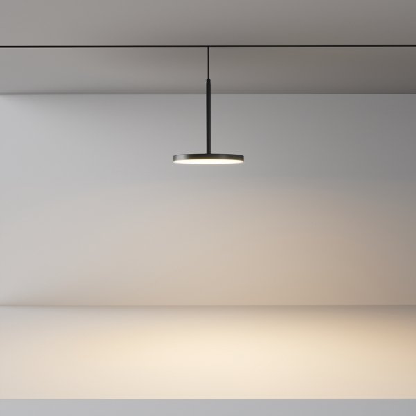 Ścieżka świetlna lampa szynowa lampa wisząca LED aluminium czarny Plato Maytoni TR123-2-15W3K-B