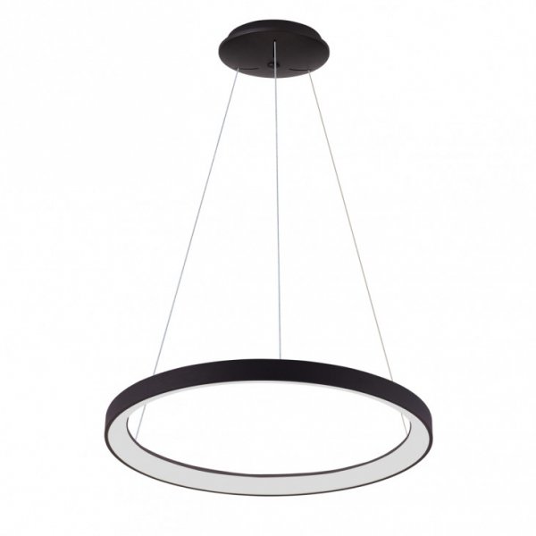 Nowoczesna Lampa Wisząca LED Czarny Okrąg VICO PND-53675-058RPC-BK-3KS4K-TRDIMM ITALUX
