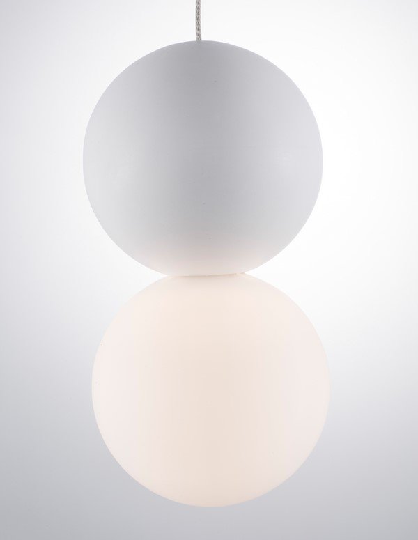 Lampa wisząca betonowo szklane kule IBAGUE LE42063 Luces Exlusivas 