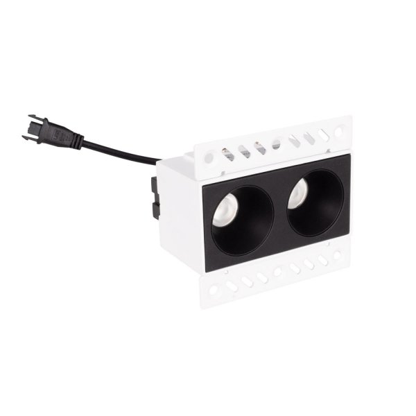 Oprawa wpustowa do skompletowania minimalistyczna prostokąt biała metalowa Modular H180.05 MAXLIGHT 