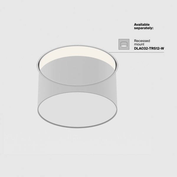 Lampa sufitowa LED nowoczesna aluminium czarna ZON MAYTONI C032CL-12W3K-RD-B
