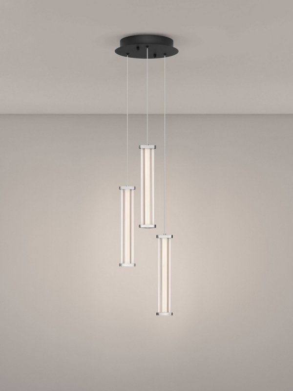 Minimalistyczna szklana salonowa lampa wisząca LED 13W 2700K CONIL LE45994 Luces Exclusivas