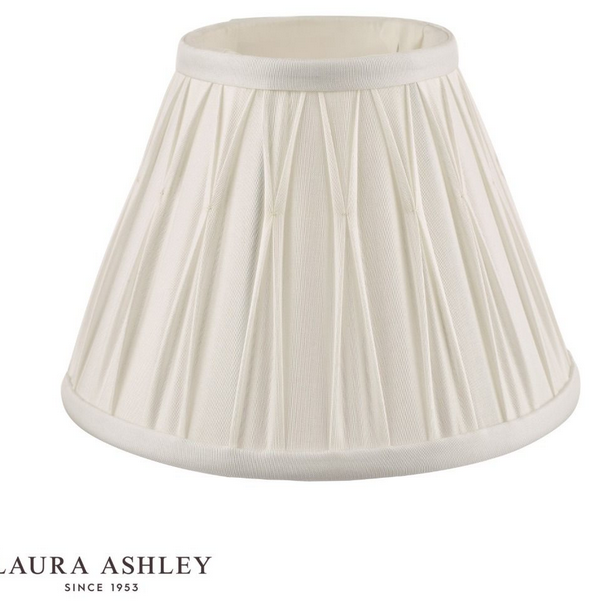 Klosz Abażur 40cm LAURA ASHLEY Fenn Silk White DAR LIGHTING LA3677465-Q (Abażur- Bez Podstawy)