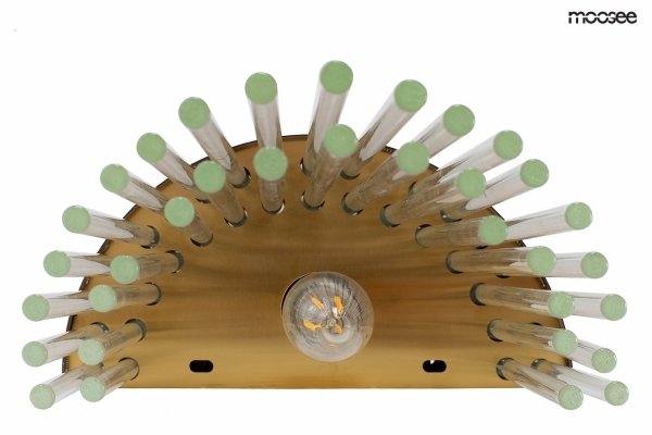 Złoty Kinkiet Ścienny Glamour Kryształowy FLORENS S MSE010100357 MOOSEE