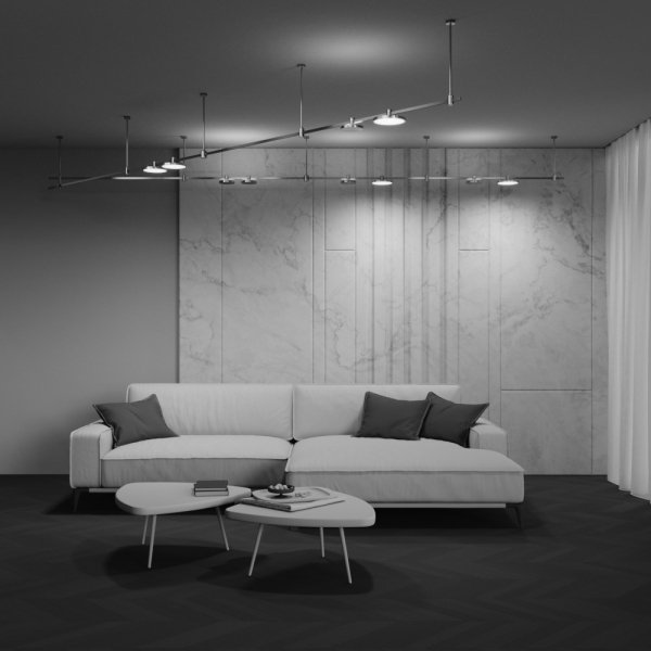 Ścieżka świetlna lampa szynowa LED nowoczesna aluminium mosiądz Plato MAYTONI TR153-1-10W2.7K-BS-DE