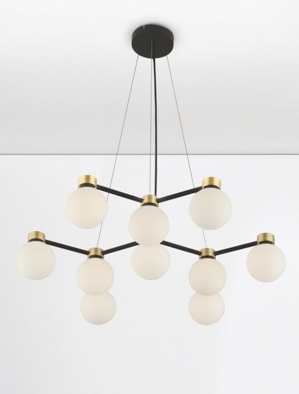 Designerska lampa wisząca nowoczesna art deco szklane klosze kule CAMINOS LE44543 Luces Exlusivas