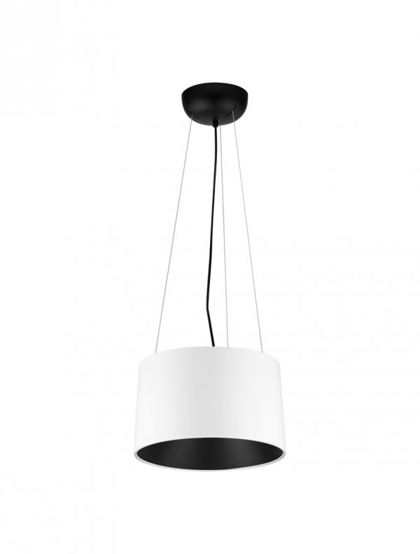  Nowoczesna biało czarna lampa wisząca LED CAMPANERO LE44807 Luces Exlusivas