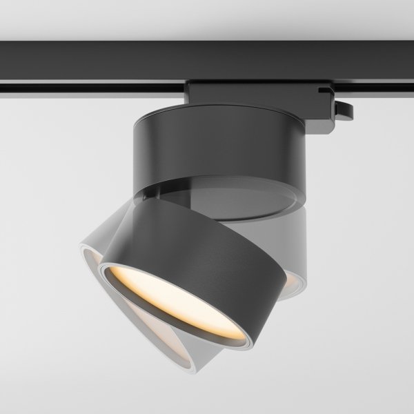  Ścieżka świetlna reflektor na szynoprzewodzie LED minimalistyczny aluminium czarny regulowany Onda MAYTONI TR007-1-12W2.7K-B-1
