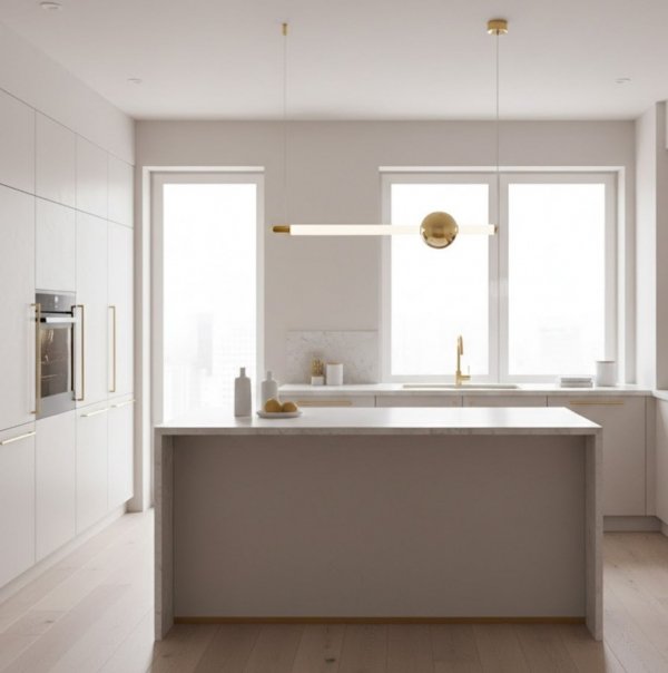 Złota Lampa Wisząca LED O-LINE 63cm Mirror Gold 12W Step into Design ST-1688S