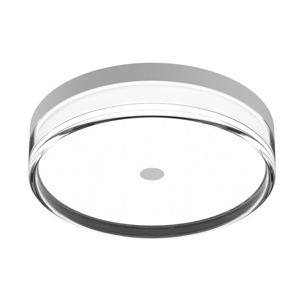 Nowoczesny Plafon Sufitowy okrągły LED Biały Molino Italux PLF-64536-M-WH