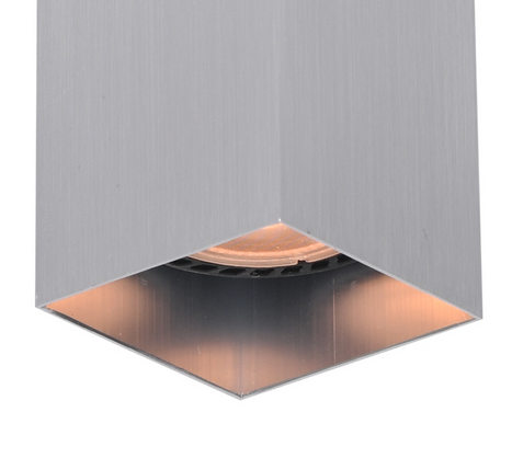 Nowoczesna Lampa Wisząca W Kolorze Aluminium Tuba Metalowa ANDER PND-28394-1-ALU ITALUX