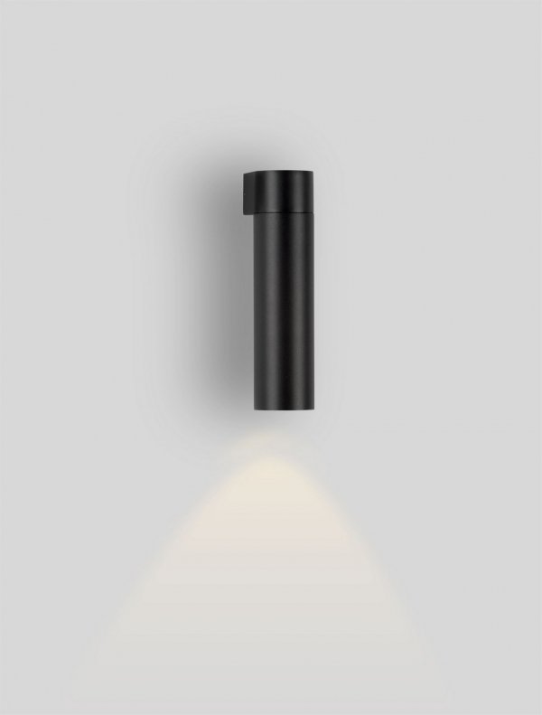 Kinkiet zewnętrzny LED aluminiowy kolor antracyt tuba minimalistyczny nowoczesny podświetlający elewację IP65 JASTELA LE75245 Luces Exclusivas