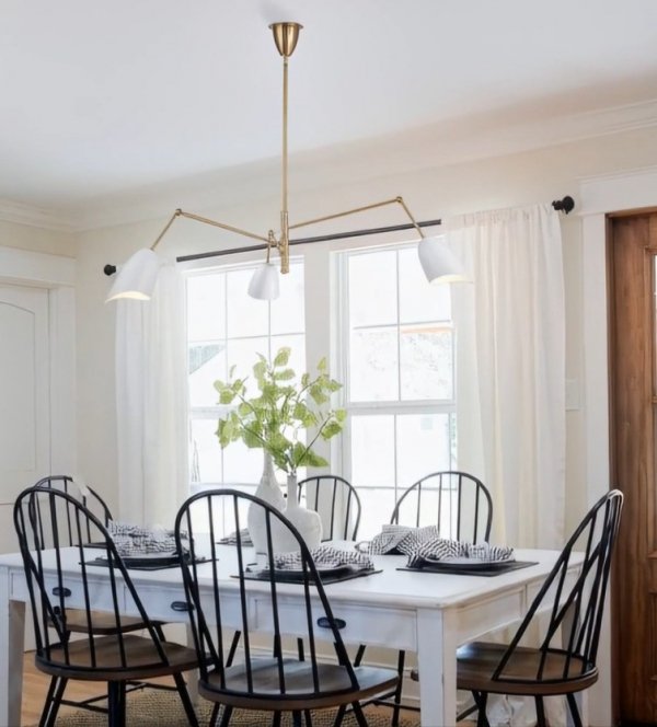 Lampa wisząca 3-ramienna regulowane klosze ozdobna metalowa biała designerska elegancka uniwersalna RAGNO ST-8625P white Step Into Design