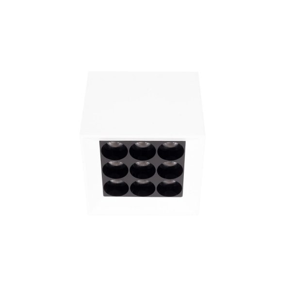  Lampa sufitowa plafon LED minimalistyczna klasyczna kwadratowa biała aluminiowa X-line C0252 MAXLIGHT 