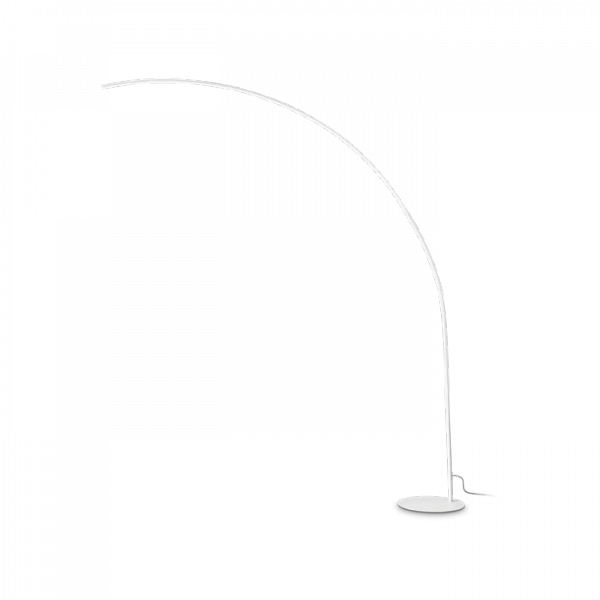 Biała Lampa Podłogowa Nowoczesna Łuk LED COMET 304649 IDEAL LUX