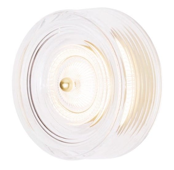 Nowoczesny Designerski Kinkiet Ścienny Złoty Element LIPARI W0358 MAXLIGHT