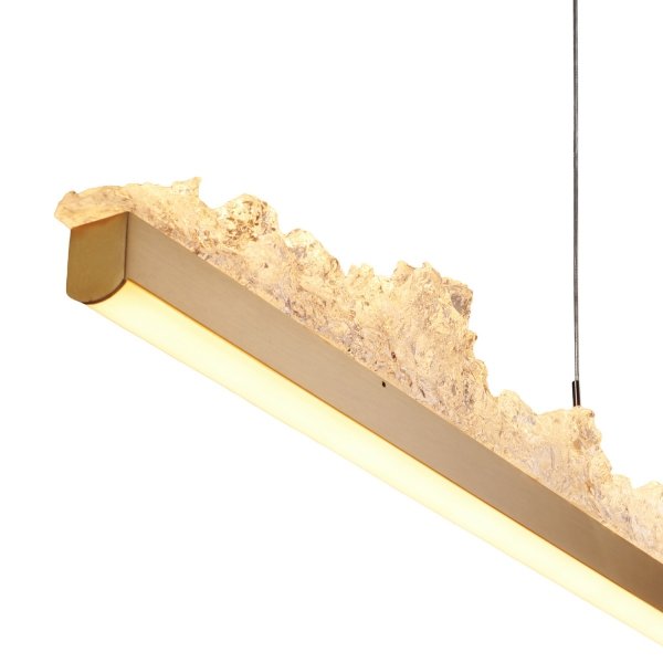 Dekoracyjna lampa wisząca listwa LED designerska MONTANA LONG ST-6490P/L Step Into Design salonowa nad stół