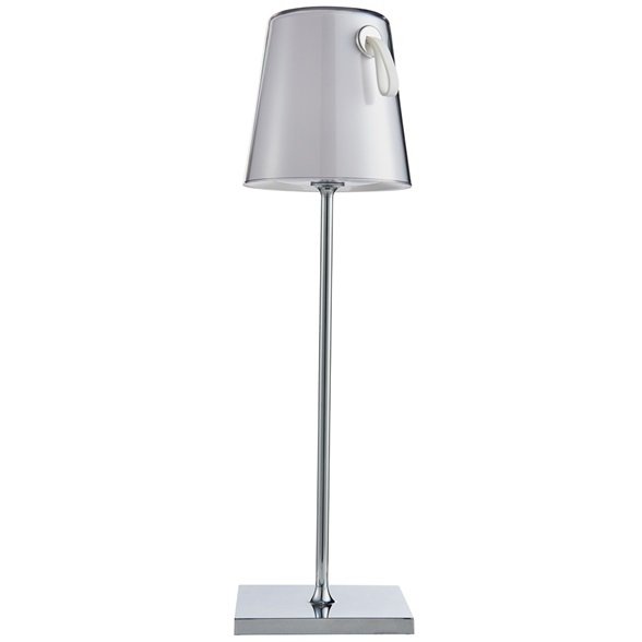 Nowoczesna Lampa Stołowa Przenośna LED Chrom OSTAP TB-2749-CH ITALUX