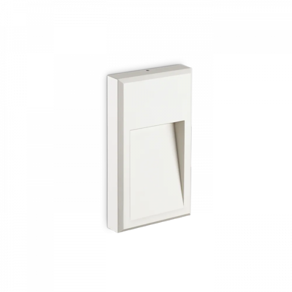 Minimalistyczna Biały Oprawa Schodowa Zewnętrzna FEBE 322315 IDEAL LUX