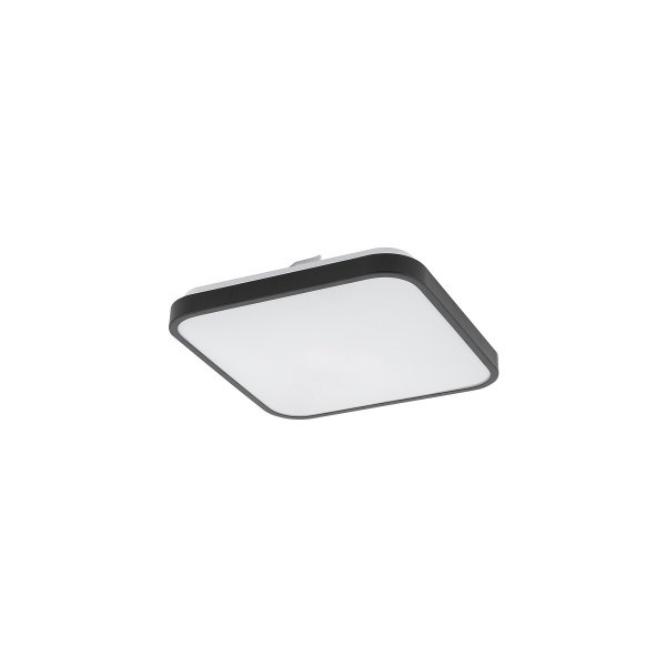 Czarny kwadratowy Plafon Sufitowy Do Łazienki IP44 Nowodvorski Lighting AGNES SQUARE LED PRO black S 3000K 10983