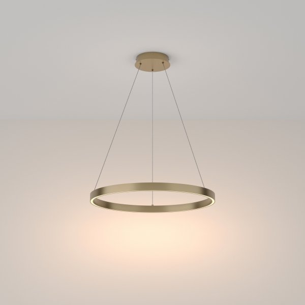 Lampa Wisząca RING Kolor Mosiądz RIM MOD058PL-L32BS3K MAYTONI Nowoczesna Okręgi LED