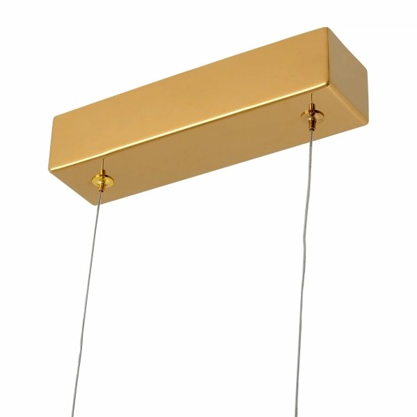 Lampa wisząca okrąg ring do łazienki Loop M PL0119-85-GD Yaskr  złota IP44 LED 3000K 