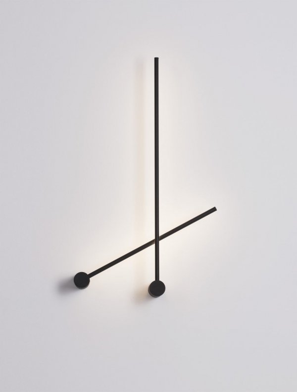 Kinkiet Ścienny Czarny Minimalistyczny TECOMAN LE42850 LUCES EXCLUSIVAS