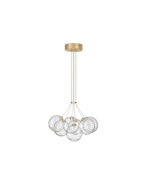Lampa wisząca wielopunktowa LED ściemnialna okrągłe szklane designerskie kule 14,6cm nowoczesna ALBORA LE45749 Luces Exclusivas