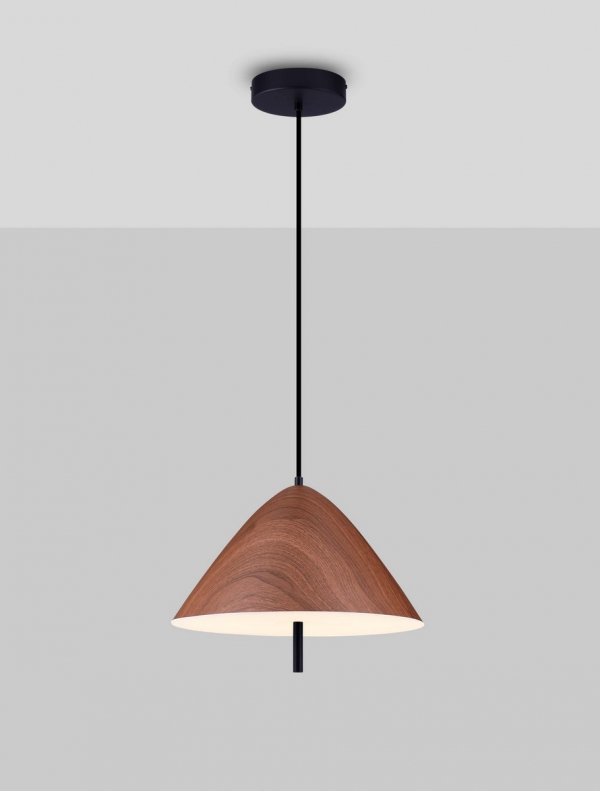 Designerska brązowa lampa wisząca LED nowoczesna CARAPARI LE44814 Luces Exclusivas