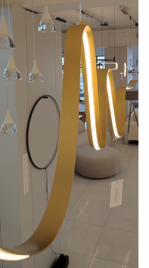 Lampa wisząca LED designerska AZZARDO SIROCCO 3-STEP DIMM GO