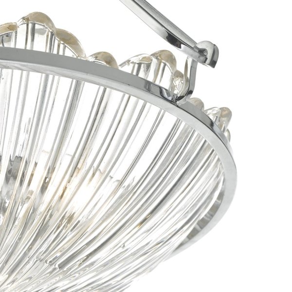 Szklana Lampa Wisząca Klasyczna AVRIL AVR0350 DAR LIGHTING
