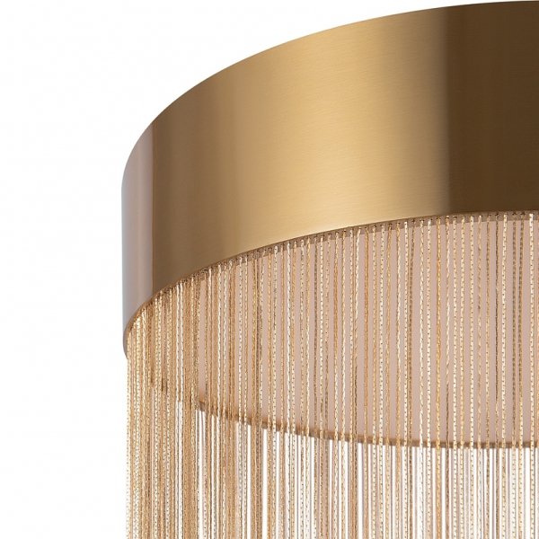 Lampa Sufitowa Wisząca IMAGINARY MAYTONI MOD190CL-L18G3K Złota Glamour