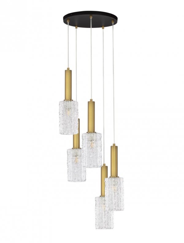 Nowoczesna Lampa Wisząca Glamour Szklany Klosz OROYA LE44337 LUCES EXCLUSIVAS