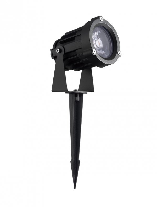 Lampa ogrodowa reflektor LED aluminiowa czarna regulowana minimalistyczna klasyczna IP65 COLENZO LE75346 Luces Exclusivas