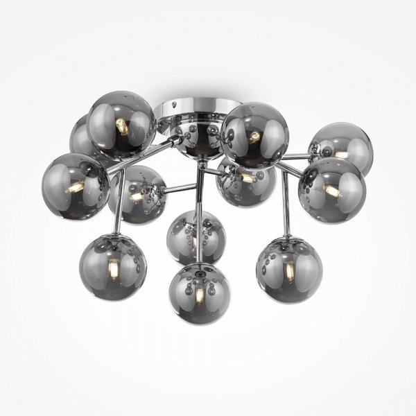 MOLEKULARNY PLAFON SUFITOWY SZKLANE KULE MODERN CHROM MAYTONI DALLAS MOD545PL-12CH