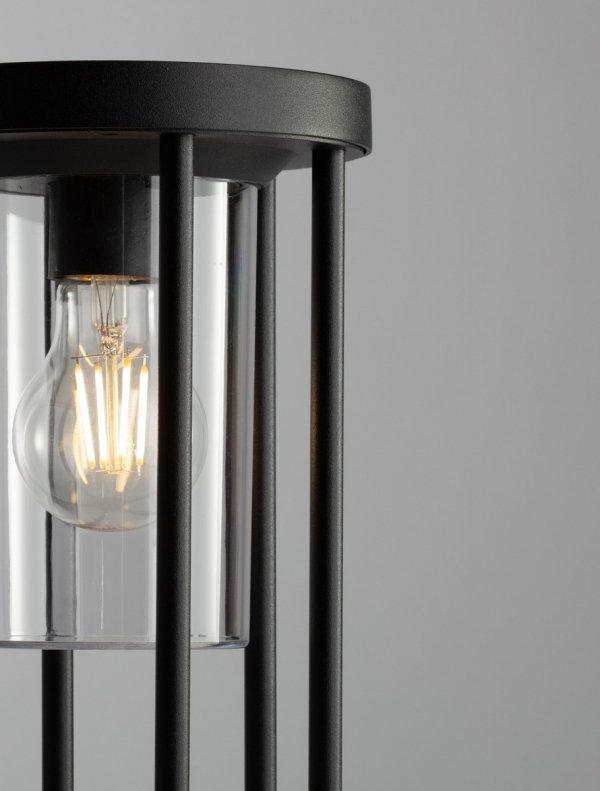 Lampa ogrodowa aluminiowa kolor antracyt minimalistyczna nowoczesna możliwość ściemniania IP65 MONTIVA LE75173 Luces Exclusivas