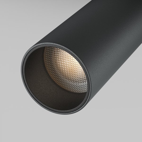 Lampa sufitowa tuba czarna aluminiowa regulowana FOCUS LED MAYTONI C053CL-L12W3K-W-B